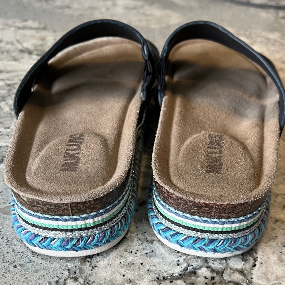 Muk Luks Muk Luks Dark Blue Sandals Size 39EU - Picture 5 of 8